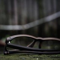 Wayfarer Style Wood Optical Glasses Frame, Large