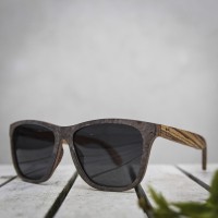 Stone and Wood Wayfarer Sunglasses Grey