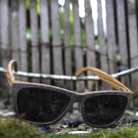 Stone and Wood Wayfarer Sunglasses Grey