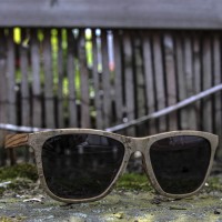 Stone and Wood Wayfarer Sunglasses White