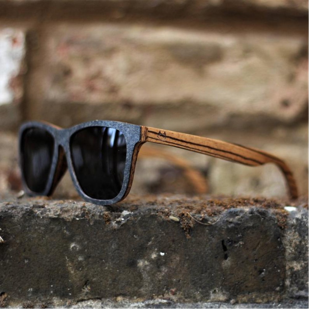 Stone and Wood Wayfarer Sunglasses
