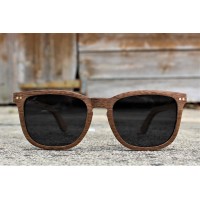 Square Wayfarer Walnut Wood Sunglasses